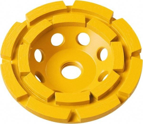 DeWALT - 5" Diam x 5/8" Hole x 1.1" Thick, I Hardness, Surface Grinding Wheel - Diamond, Type 11C9, Medium/Fine Grade - All Tool & Supply