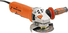 WALTER Surface Technologies - 4" Wheel Diam, 10,500 RPM, Corded Angle & Disc Grinder - 5/8-11 Spindle - All Tool & Supply