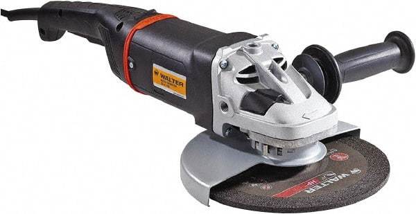 WALTER Surface Technologies - 9" Wheel Diam, 6,600 RPM, Corded Angle & Disc Grinder - 5/8-11 Spindle - All Tool & Supply