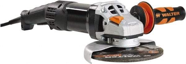 WALTER Surface Technologies - 6" Wheel Diam, 9,600 RPM, Corded Angle & Disc Grinder - 5/8-11 Spindle - All Tool & Supply