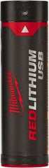 Milwaukee Tool - 4 Volt Lithium-Ion Power Tool Battery - 2.5 Ahr Capacity, 2 hr Charge Time, Series RED LITHIUM - All Tool & Supply