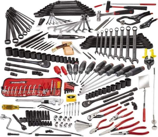 Proto - 199 Piece 1/4, 3/8 & 1/2" Drive Master Tool Set - Tools Only - All Tool & Supply