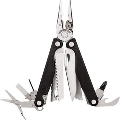 Leatherman - 1 Piece, Multi-Tool Set with 18 Functions - Silver & Black, 6" OAL, 4" Closed Length - All Tool & Supply