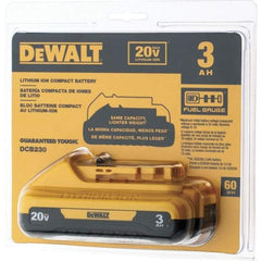 DeWALT - 20 Volt Lithium-Ion Power Tool Battery - 3 Ahr Capacity, 1 hr Charge Time, Series 20V Max - All Tool & Supply