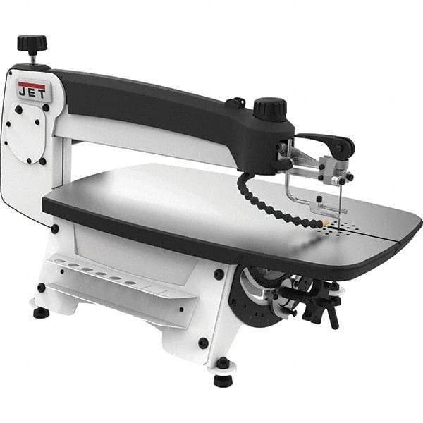 Jet - 3/4" Stroke Length, 2" Depth of Cut, Scroll Saw - 400 to 1,550 Strokes per min, Includes Foot Switch - All Tool & Supply