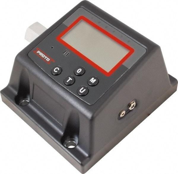 Proto - 60 to 600 Ft/lb, Electronic Torque Tester - Accurate to ± 1% CW and ± 3% CCW Digit Accuracy, 5-5/8" OAL, 3/4" Drive - All Tool & Supply