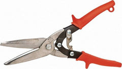 Wiss - 3" Length of Cut, Straight Pattern Multi-Purpose Snip - 10-1/2" OAL, Non-Slip Rubber Handle - All Tool & Supply