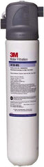 3M - 4-1/2" OD, 15-1/2" Cartridge Length, 0.5 Micron Rating Cartridge Filter Assembly - 3/8" Pipe Size, Reduces Taste, Odor, Chlorine, Particulate & Cyst - All Tool & Supply