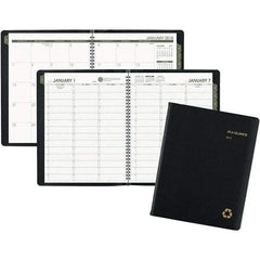 AT-A-GLANCE - 128 Sheet, 8-1/4 x 10-7/8", Weekly/Monthly Appointment Book - Black - All Tool & Supply