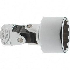 Proto - 15/16", 3/8" Drive, Intermediate Hand Socket - 12 Points, 2-1/4" OAL, Steel, Full Polish Finish - All Tool & Supply