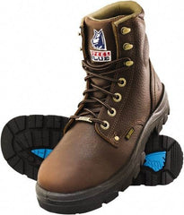 Steel Blue - Men's Size 13 Wide Width Steel Work Boot - Oak, Leather Upper, TPU Outsole, 6" High, Lace-Up - All Tool & Supply