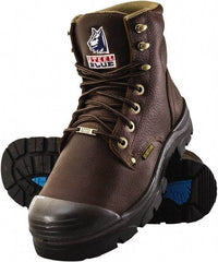 Steel Blue - Men's Size 9 Medium Width Steel Work Boot - Oak, Leather Upper, TPU Outsole, 6" High, Lace-Up - All Tool & Supply