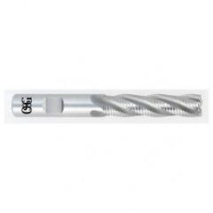 1-1/2 x 1-1/4 x 2 x 4-1/2 6 Fl HSS-CO Roughing Center Cutting End Mill -  Bright - All Tool & Supply