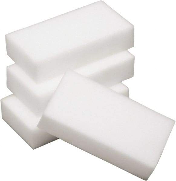 Ability One - 2.3" Long x 4.6" Wide x 1" Thick Cleansing Pad - Medium-Duty, White - All Tool & Supply