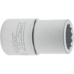 Proto - 3/4" Drive, Standard Hand Socket - 12 Points, 2.307" OAL, Steel, Full Polish Finish - All Tool & Supply