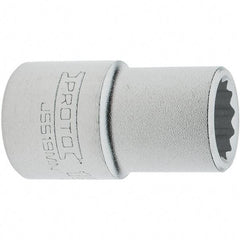 Proto - 3/4" Drive, Standard Hand Socket - 12 Points, 2.307" OAL, Steel, Full Polish Finish - All Tool & Supply