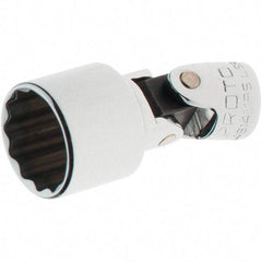 Proto - 1/4" Drive, Standard Hand Socket - 12 Points, 1-17/64" OAL, Steel, Full Polish Finish - All Tool & Supply