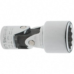 Proto - 1/4" Drive, Standard Hand Socket - 12 Points, 1-17/64" OAL, Steel, Full Polish Finish - All Tool & Supply