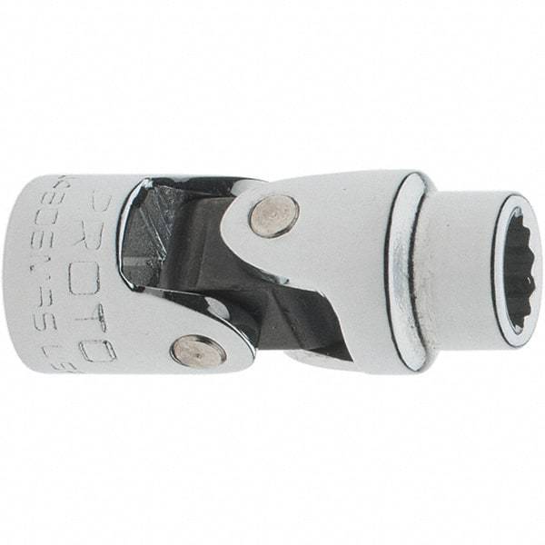 Proto - 1/4" Drive, Standard Hand Socket - 12 Points, 1-17/64" OAL, Steel, Full Polish Finish - All Tool & Supply