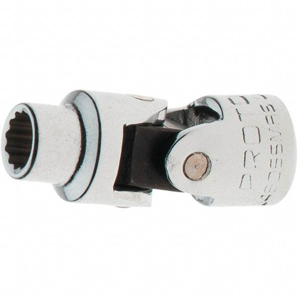 Proto - 1/4" Drive, Standard Hand Socket - 12 Points, 1-17/64" OAL, Steel, Full Polish Finish - All Tool & Supply