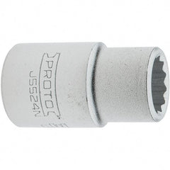 Proto - 3/4", 3/4" Drive, Standard Hand Socket - 12 Points, 2.285" OAL, Steel, Full Polish Finish - All Tool & Supply