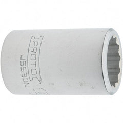 Proto - 15/16", 3/4" Drive, Standard Hand Socket - 12 Points, 2.285" OAL, Steel, Full Polish Finish - All Tool & Supply