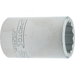 Proto - 3/4" Drive, Standard Hand Socket - 12 Points, 2.307" OAL, Steel, Full Polish Finish - All Tool & Supply