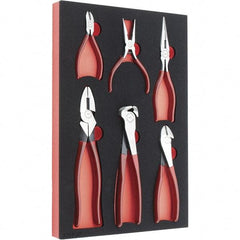 Proto - 6 Piece Crimper/Cutter Cutting Pliers - Comes in 11 x 16 Foam Insert - All Tool & Supply