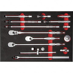 Proto - 16 Piece 3/8" Drive Mechanic's Tool Set - Comes in 11 x 16" Foam Insert - All Tool & Supply