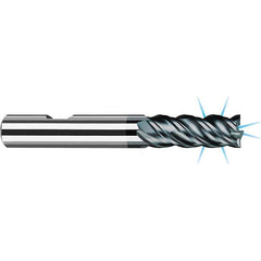 Fraisa - 1/2, 1-1/4" LOC, 1/2" Shank Diam, 3-1/4" OAL, 4 Flute Solid Carbide Square End Mill - All Tool & Supply