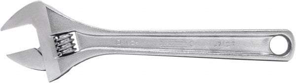 Proto - 1-5/16" Jaw Capacity, 10" Standard Adjustable Wrench - Steel, Polished Finish, 10" OAL - All Tool & Supply