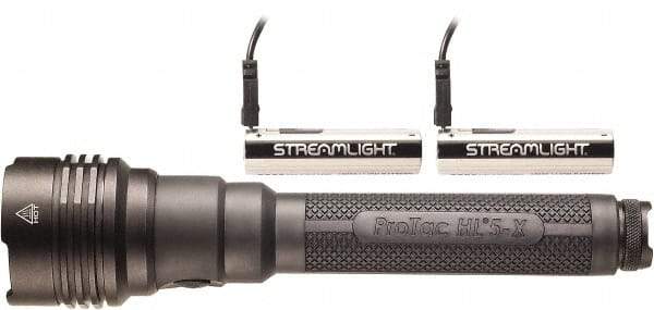 Streamlight - White LED Bulb, 3,500 Lumens, Industrial/Tactical Flashlight - Black Aluminum Body, 2 18650 Lithium-Ion Batteries Included - All Tool & Supply