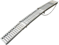 Erickson Manufacturing - 72" Long x 9" Wide, 1,000 Lb Capacity, Foldable Truck Ramp - Steel, For All Vehicles - All Tool & Supply