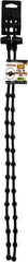 Erickson Manufacturing - 24" Long Black Rubber Reusable Cable Tie - 10 Lb Tensile Strength, 3mm Thick, 8" Max Bundle Diam - All Tool & Supply