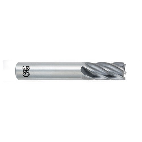 3/16″ Dia. × 3/16″ Shank × 5/8″ DOC × 2″ OAL, Carbide, Bright, 6 Flute, Square, Solid End Mill - All Tool & Supply