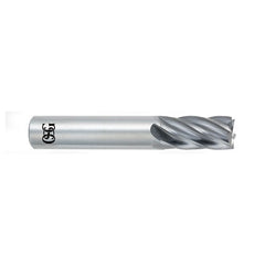 5/32″ Dia. × 3/16″ Shank × 9/16″ DOC × 2″ OAL, Carbide, Bright, 6 Flute, Square, Solid End Mill - All Tool & Supply