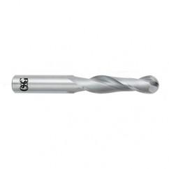 1/2" Dia. - 4" OAL - Bright CBD - Ball End SE EM - 2 FL - All Tool & Supply