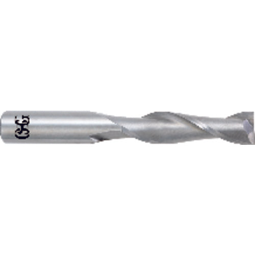 ‎3/16″ Dia. × 3/16″ Shank × 3/4″ DOC × 2-1/2″ OAL, Carbide, Uncoated, 2 Flute, Square, Solid End Mill - All Tool & Supply