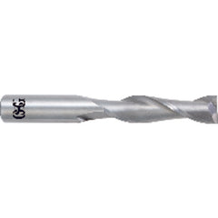 ‎3/16″ Dia. × 3/16″ Shank × 3/4″ DOC × 2-1/2″ OAL, Carbide, Uncoated, 2 Flute, Square, Solid End Mill - All Tool & Supply