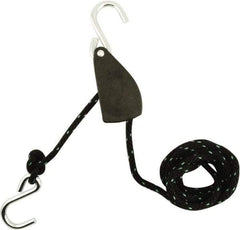 Erickson Manufacturing - Nylon Tite Rope Pulley - 1/2" Wide x 144" Long, Black, For Use with Pick Ups - All Tool & Supply