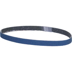 Norton - 1/2" Wide x 18" OAL, 80 Grit, Zirconia Alumina Abrasive Belt - All Tool & Supply