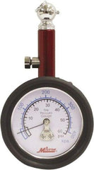 Milton - 0 to 60 psi Dial Ball Tire Pressure Gauge - 2 psi Resolution - All Tool & Supply