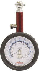 Milton - 0 to 15 psi Dial Ball Tire Pressure Gauge - 0.5 psi Resolution - All Tool & Supply