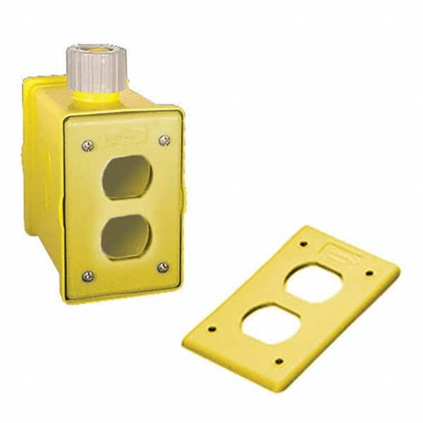 Hubbell Wiring Device-Kellems - Electrical Outlet Boxes & Switch Boxes Enclosure Type: Portable Outlet Box Enclosure Shape: Rectangle - All Tool & Supply