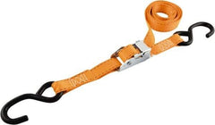 Erickson Manufacturing - 6' Long x 1" Wide, 2,000 Lb Basket Capacity, Polyester & Steel Web Sling - Orange - All Tool & Supply