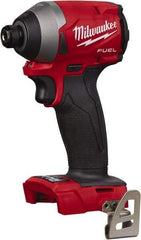 Milwaukee Tool - 18 Volt, 1/4" Drive, 167 Ft/Lb Torque, Cordless Impact Driver - 3600 RPM, Lithium-Ion, Bare Tool - All Tool & Supply