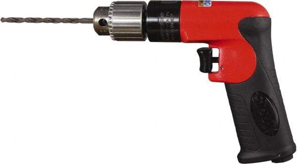 Sioux Tools - 1/4" Keyed Chuck - Pistol Grip Handle, 23,000 RPM, 12 LPS, 0.5 hp, 90 psi - All Tool & Supply