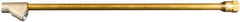 Milton - 150 Max psi Closed Check Brass Air Chuck - Straight Chuck, 1/4 FNPT - All Tool & Supply