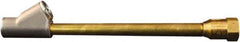 Milton - 150 Max psi Closed Check Brass Air Chuck - Straight Dual Foot Chuck, 1/4 FNPT - All Tool & Supply