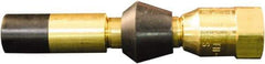 Milton - 150 Max psi Closed Check Brass Air Chuck - Straight Push On Chuck, 1/4 FNPT - All Tool & Supply